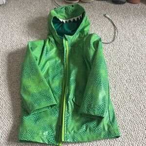Cat & Jack Green Reptile Raincoat